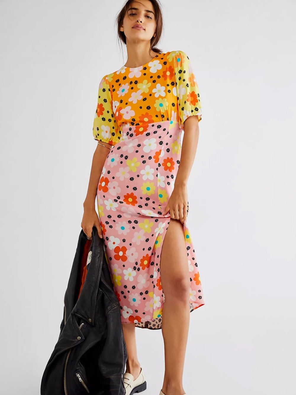 Free People Never Fully Dressed Dixie Printed Maxi Dress